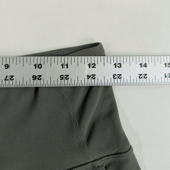 Lululemon Align High Rise Wide Leg Crop Yoga Pants Size 6 Sage Green - Picture 5 of 9